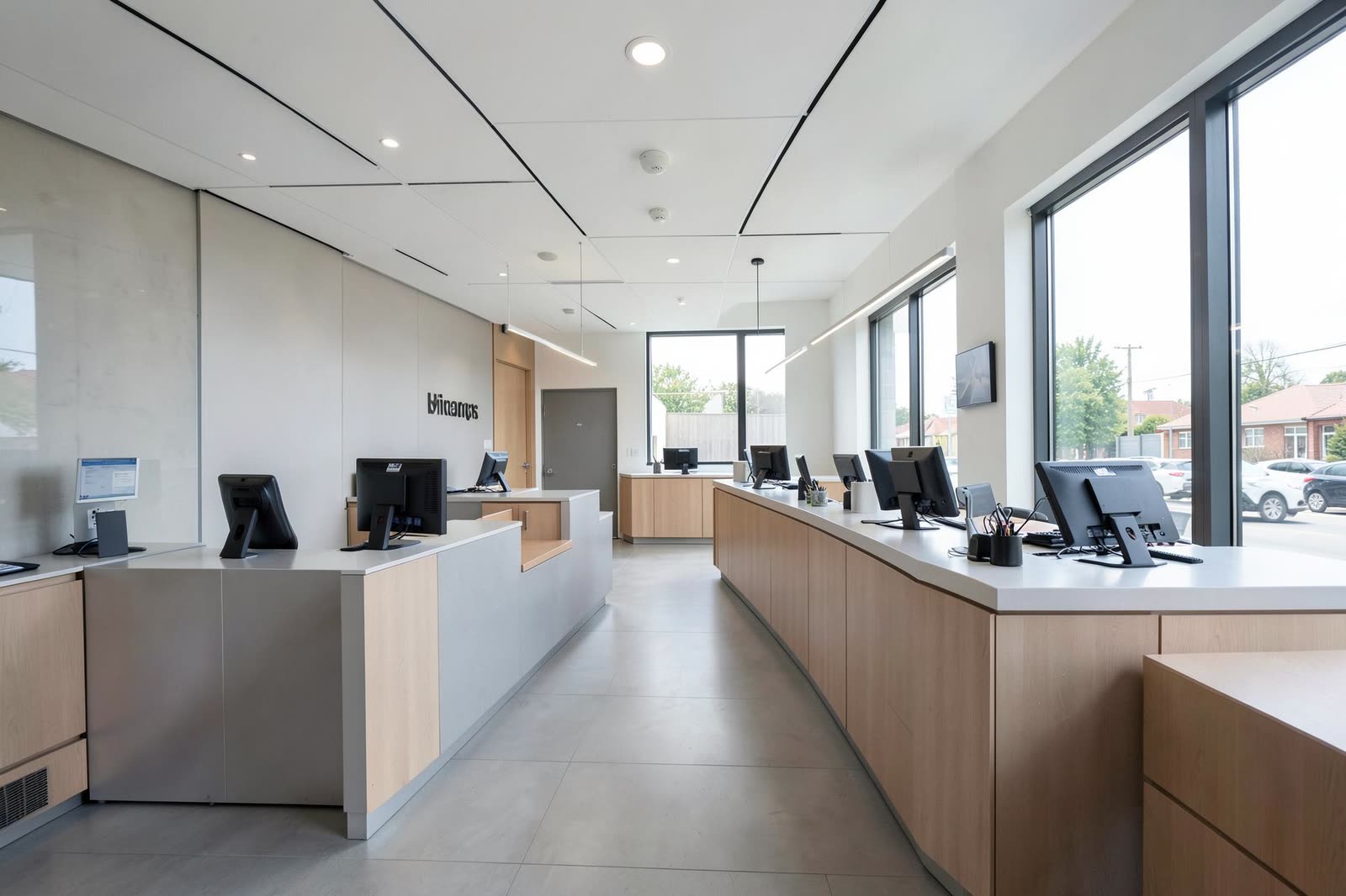 Instalación de red en el sector retail y servicios financieros atendido por IO Connections en Puerto Rico.
